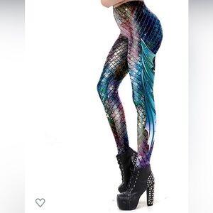 Mermaid Scale Leggings great for Burning man/rave/party